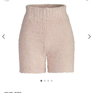 Skims Fuzzy Knit Shorts